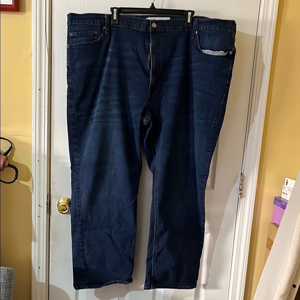 Levi Strauss Signature Men's Dark Blue Jeans Size 50/30